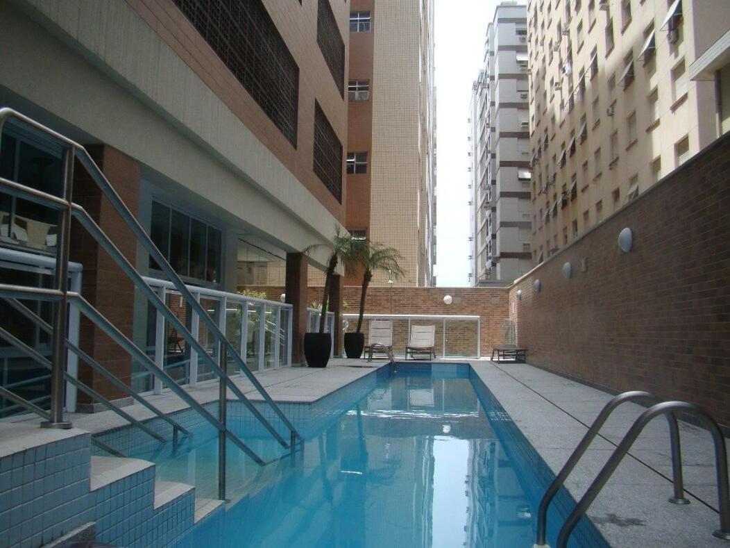 Estanconfor Praia Santos Ac Garagem Sacada Fechada Экстерьер фото